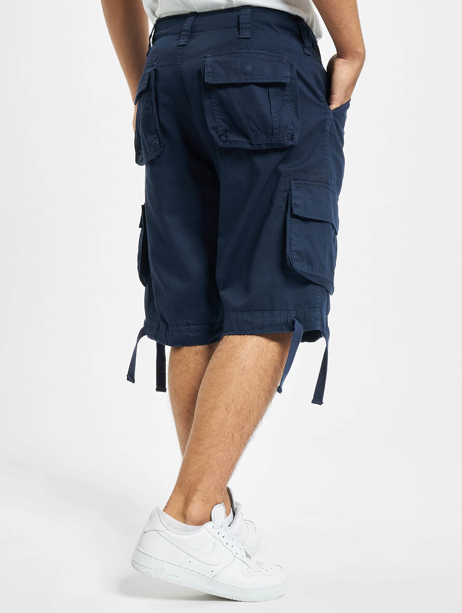 Brandit Men’s Urban Legend Shorts Navy – Vintage Military Cargo Shorts XL
