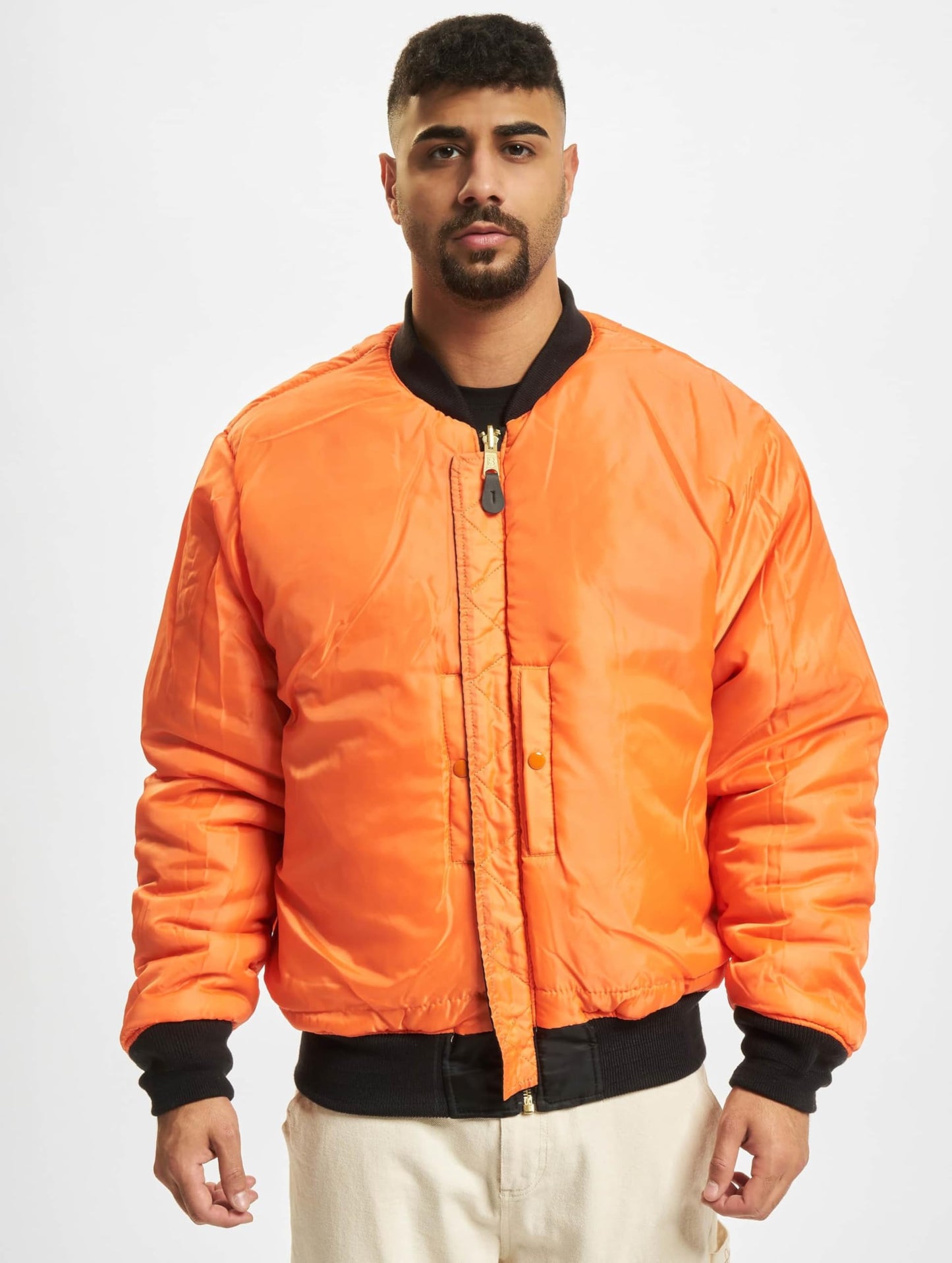 Brandit Men’s MA1 Bomber Jacket Olive – Classic Military Flight Jacket