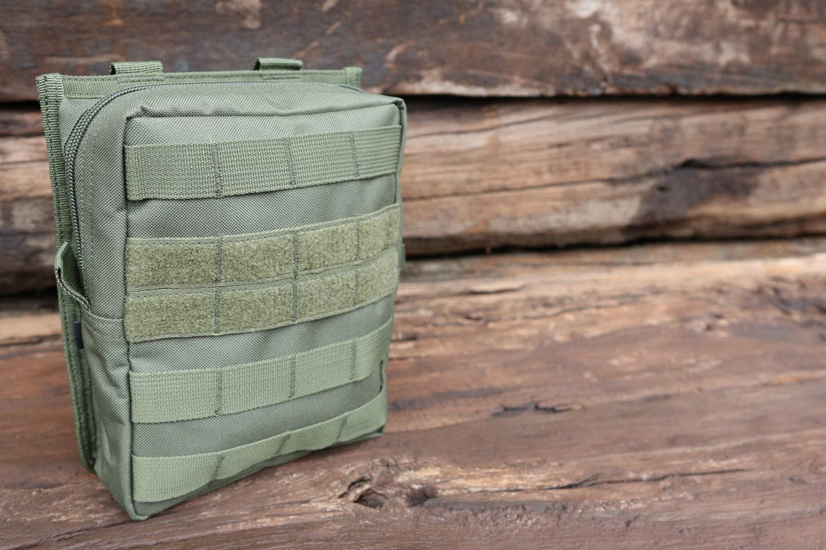 Brandit MOLLE Pouch – Snake Camo, Unisex Tactical Utility Accessory Bag