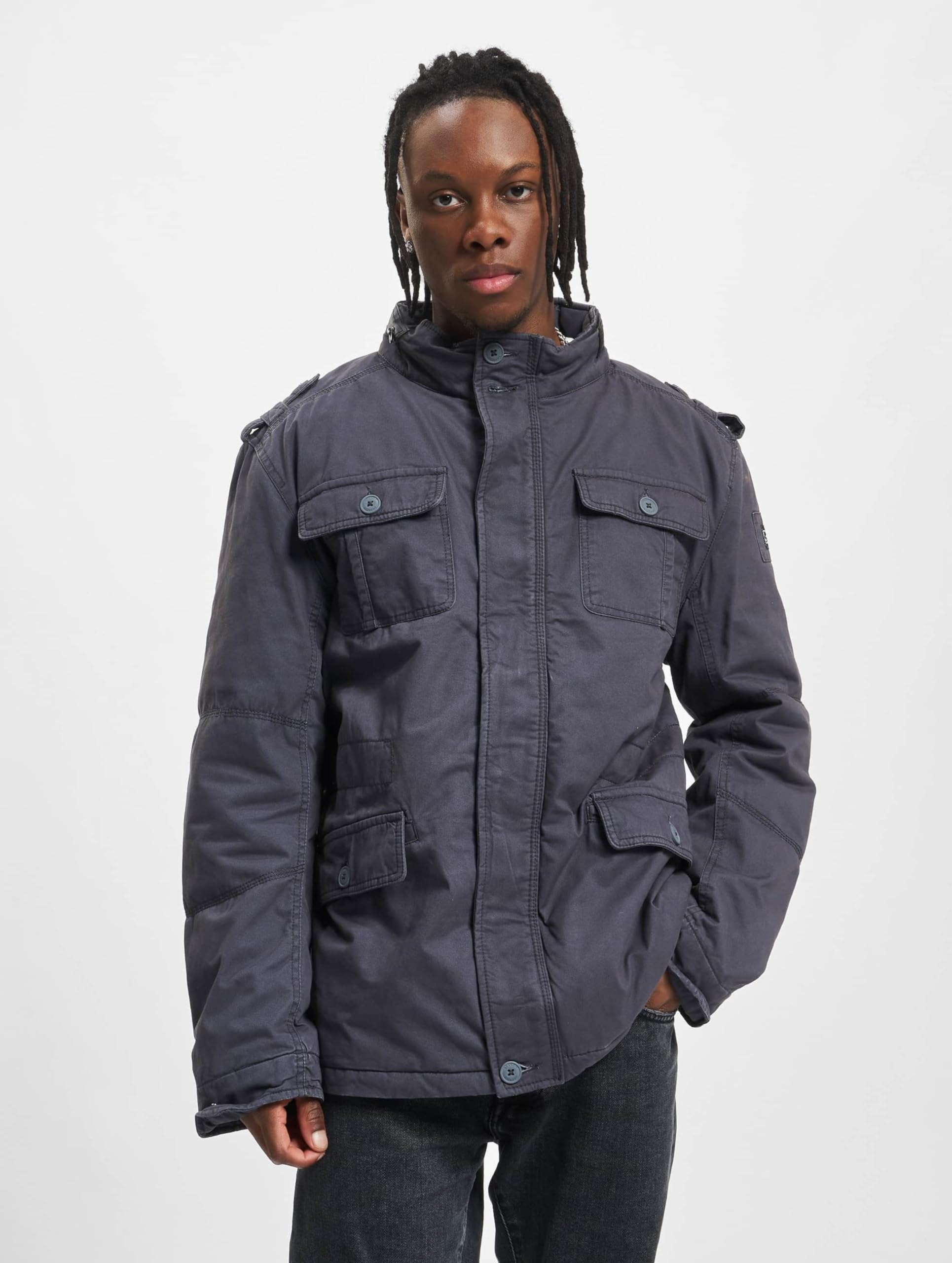 Brandit Britannia Winter Jacket Indigo 4XL – Vintage Men’s Field Jacket