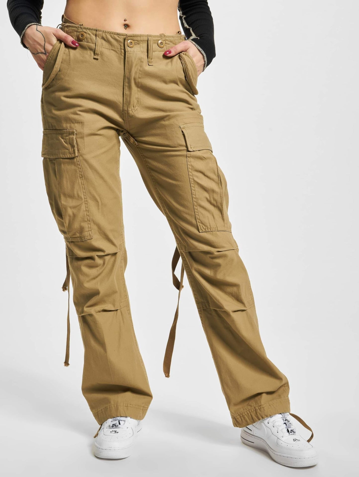 Brandit Women’s Cargo Pants – Tactical Army Style Trousers