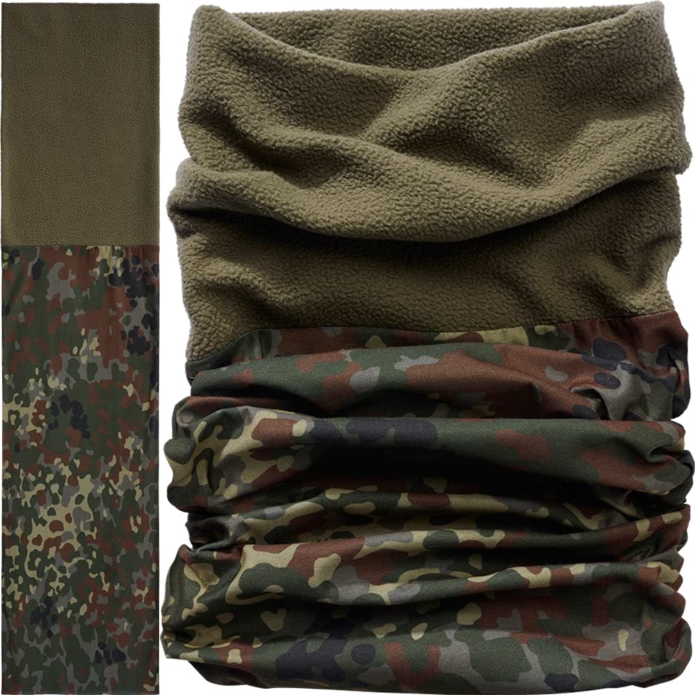 Brandit Multifunctional Neck Gaiter Fleece Flecktarn