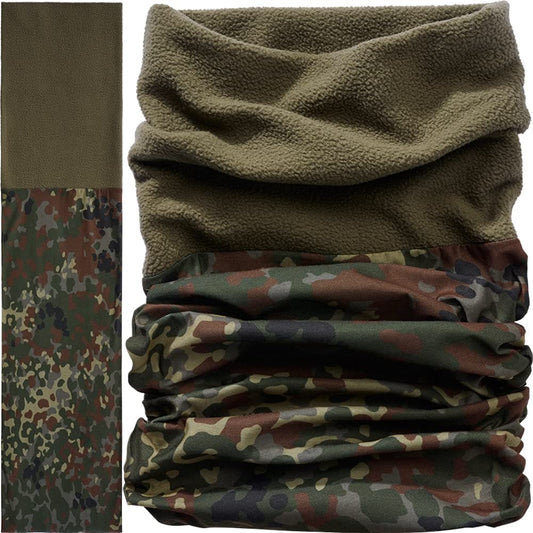 Brandit Multifunctional Neck Gaiter Fleece Flecktarn