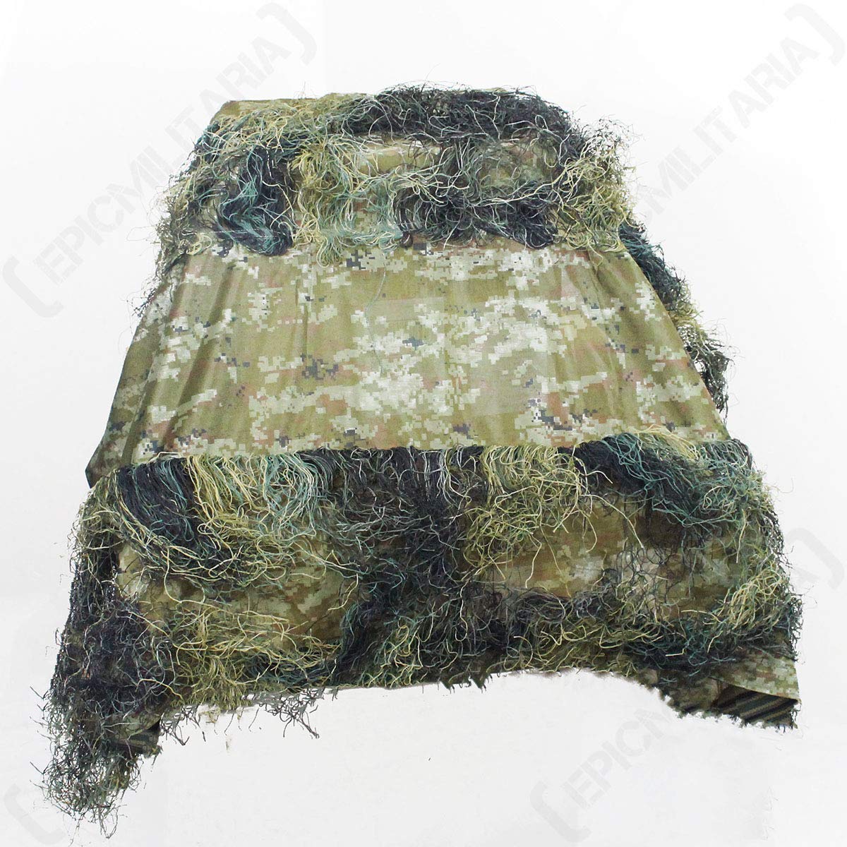 Mil-Tec Ghillie Cover Anti-Fire 140x100cm Digital Woodland Camo