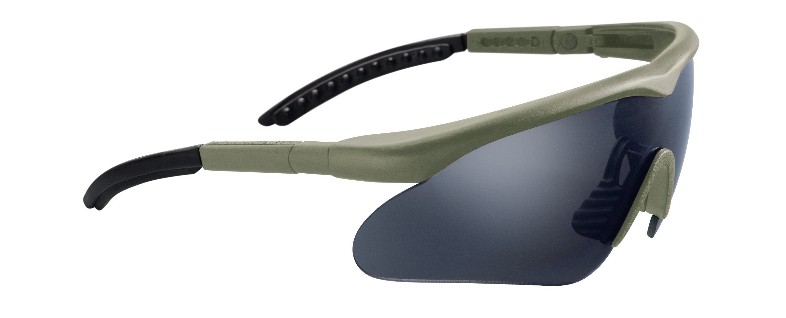 Swiss Eye Raptor Shooting Glasses – Olive Ballistic Sunglasses 3 Lenses