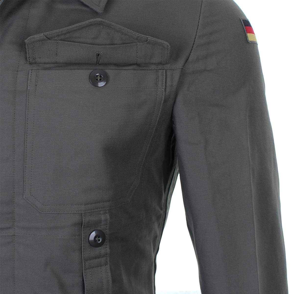 Mil-Tec Men’s German Old Style Moleskin Field Jacket – Olive GR5