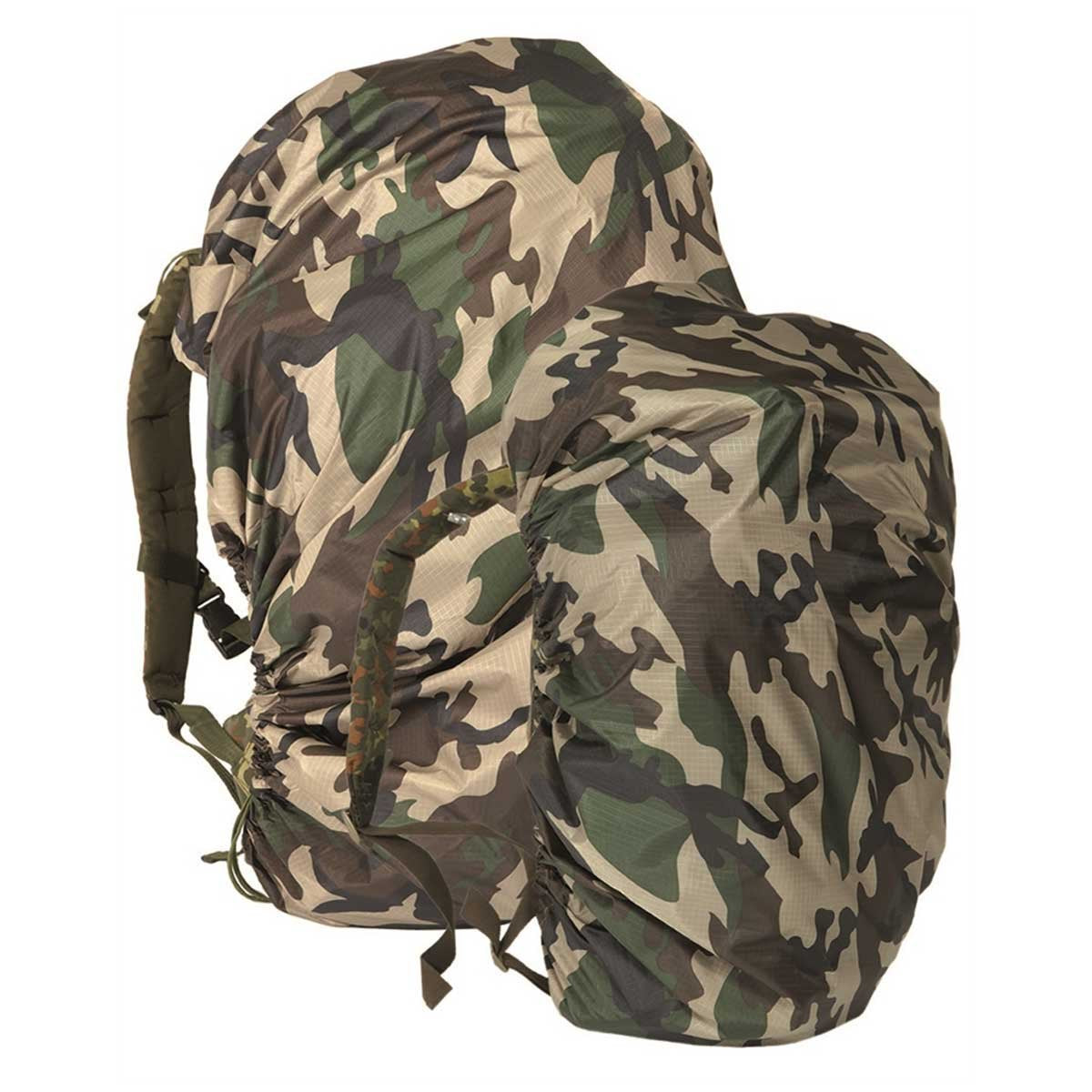 Mil-Tec BW Backpack Rain Cover CCE – Waterproof Camo Rucksack Protector