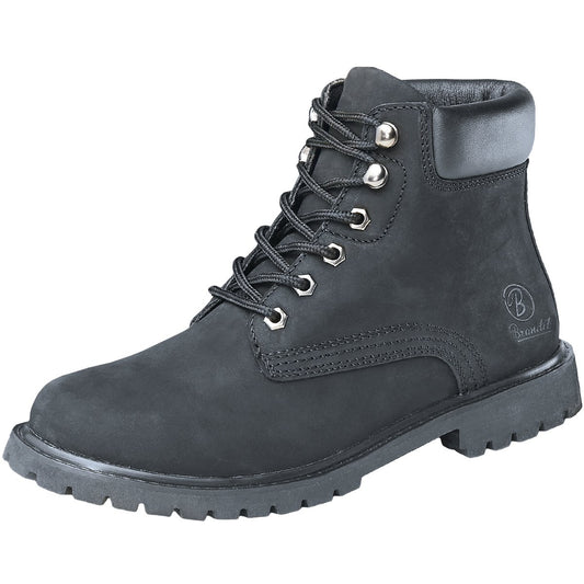 Brandit Men’s Lace-Up Tactical Boots – Durable Military Combat Footwear