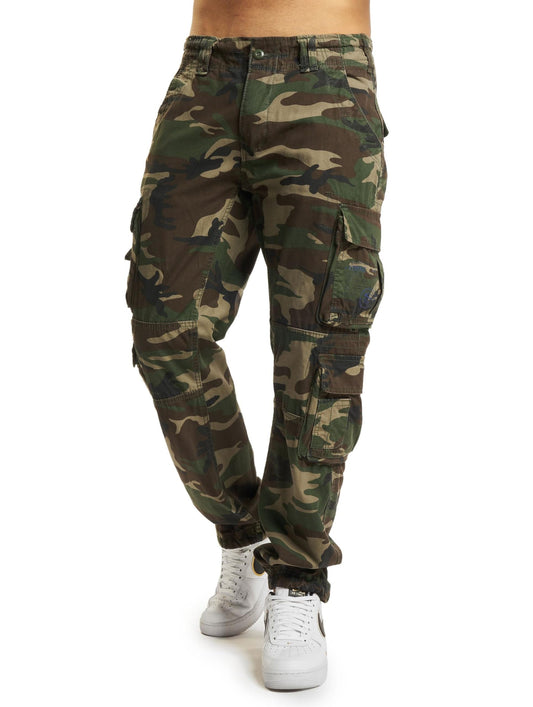 Brandit Outdoor Army Cargo Pure Slim-Fit Pants Wood camo - XXL