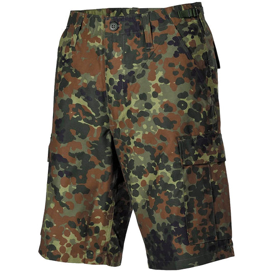 MFH Men's US BDU Bermuda Shorts Flecktarn