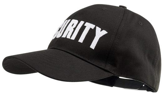 Brandit Security Cap Black – Adjustable Cotton Baseball Hat