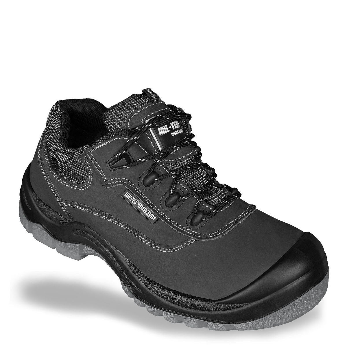 Mil-Tec Low Work Boots with Plastic Toe Cap Black