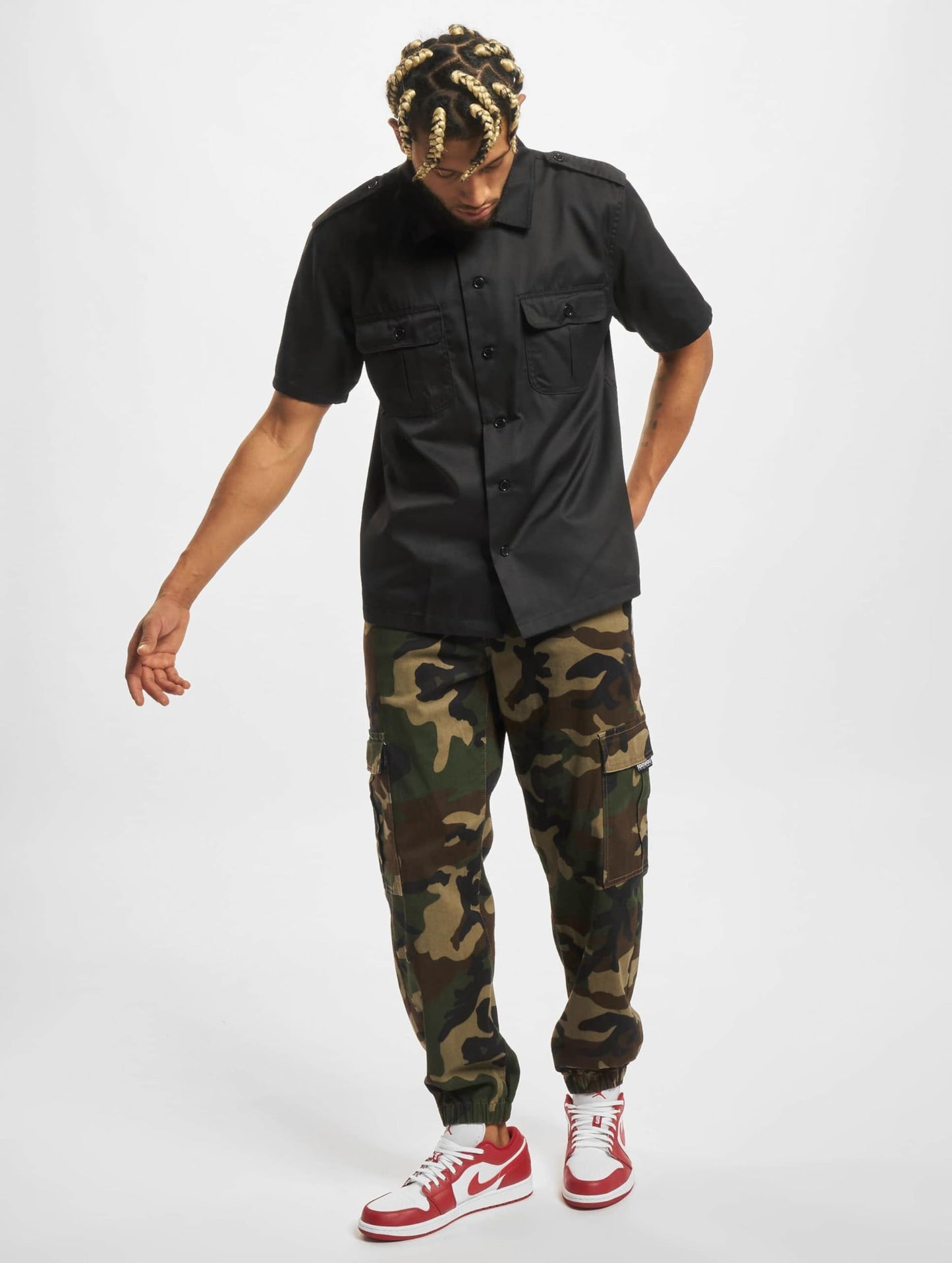 Brandit Men's Rugged Shirt Short Sleeve