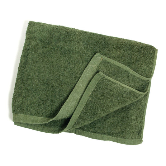 MIL-TEC Bath Towel Compact Size Terry Cloth Cotton 110X50cm - OLIVE DRAB