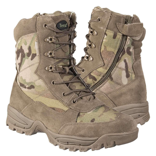 Mil-Tec Retro Hiking Boots Unisex Tactical Outdoor Trekking Footwear