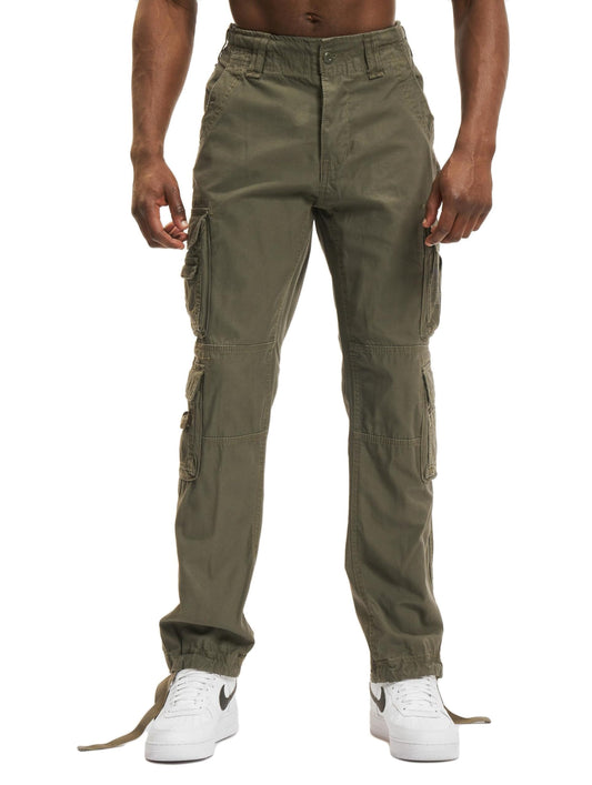 Brandit Outdoor Army Cargo Pure Slim-Fit Pants Olive - XL