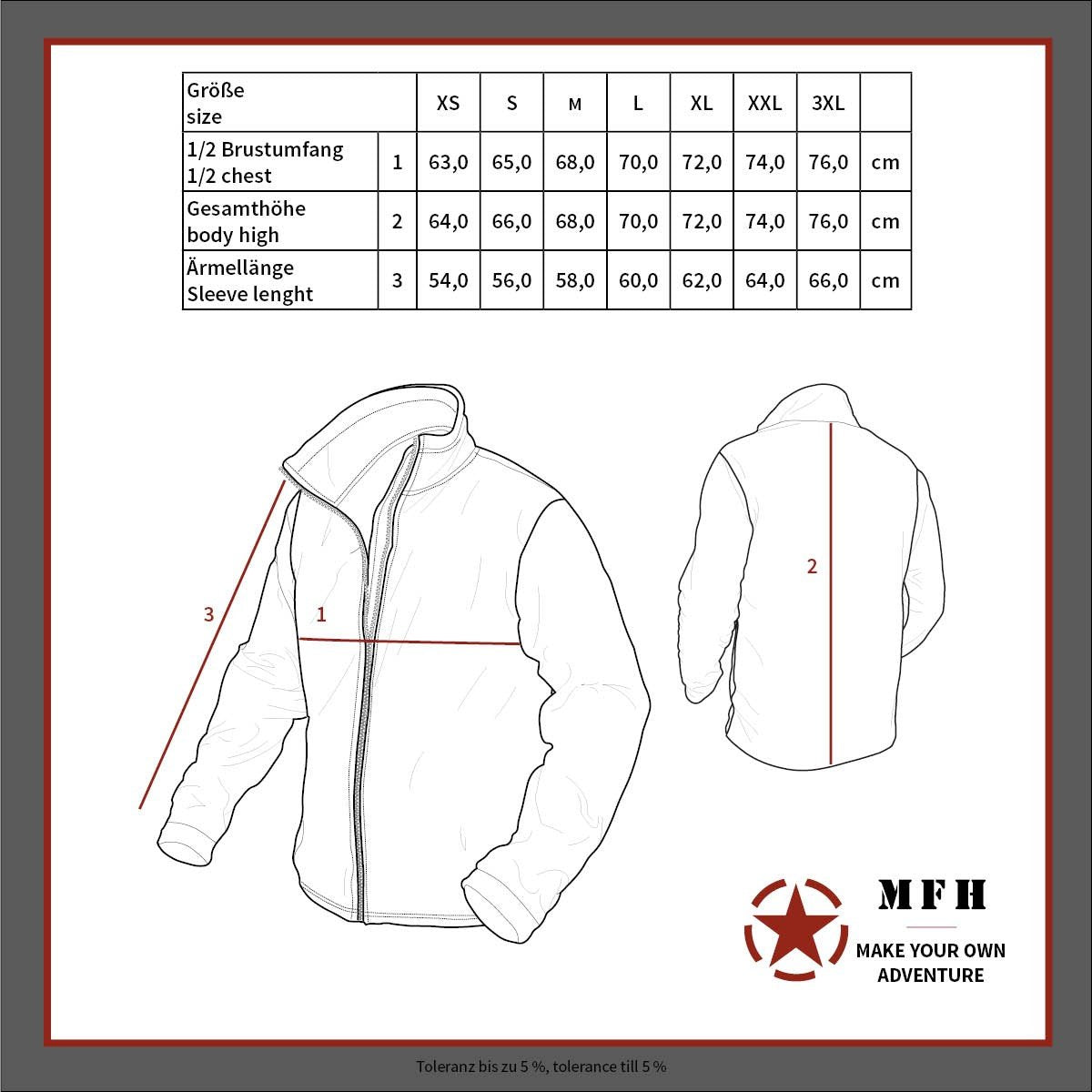 MFH US Airforce Jacket MA1 Black