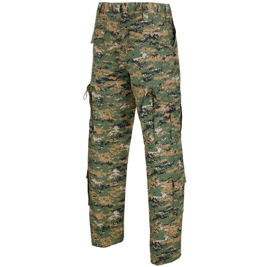 MFH Men's ACU Trousers Ripstop Digital Woodland