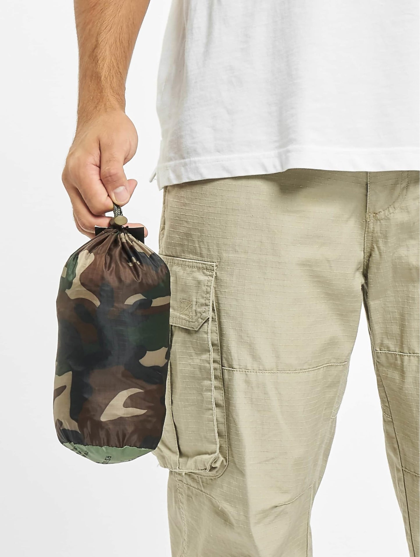 Brandit Unisex Ripstop Rain Poncho – Waterproof Outdoor Survival Jacket