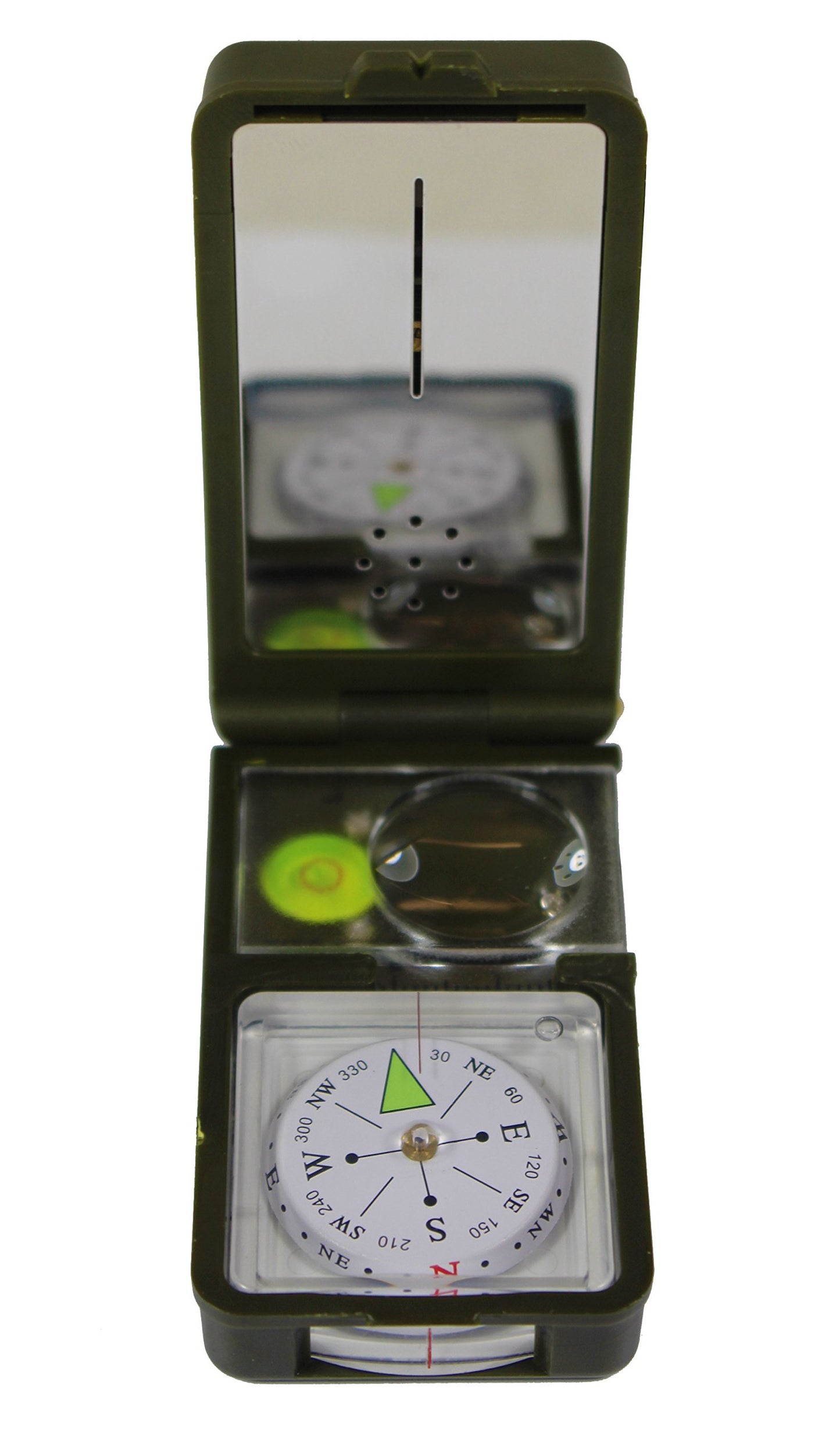 Tactical 10 Function Military Style Compass with Thermometer, Hygrometer and Spirit Level