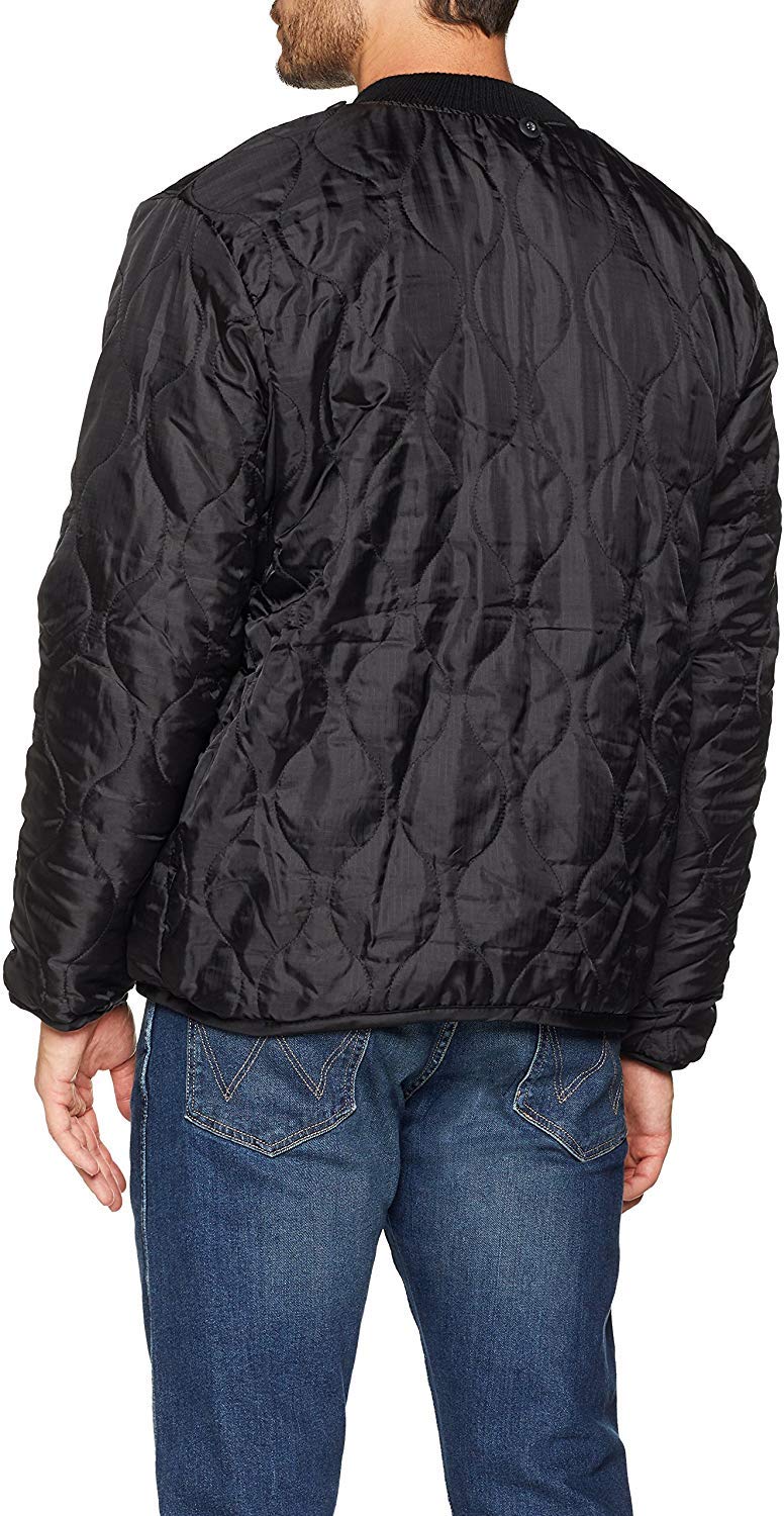 Brandit Men’s M-65 Giant Jacket Black – Vintage Military Field Coat 4XL