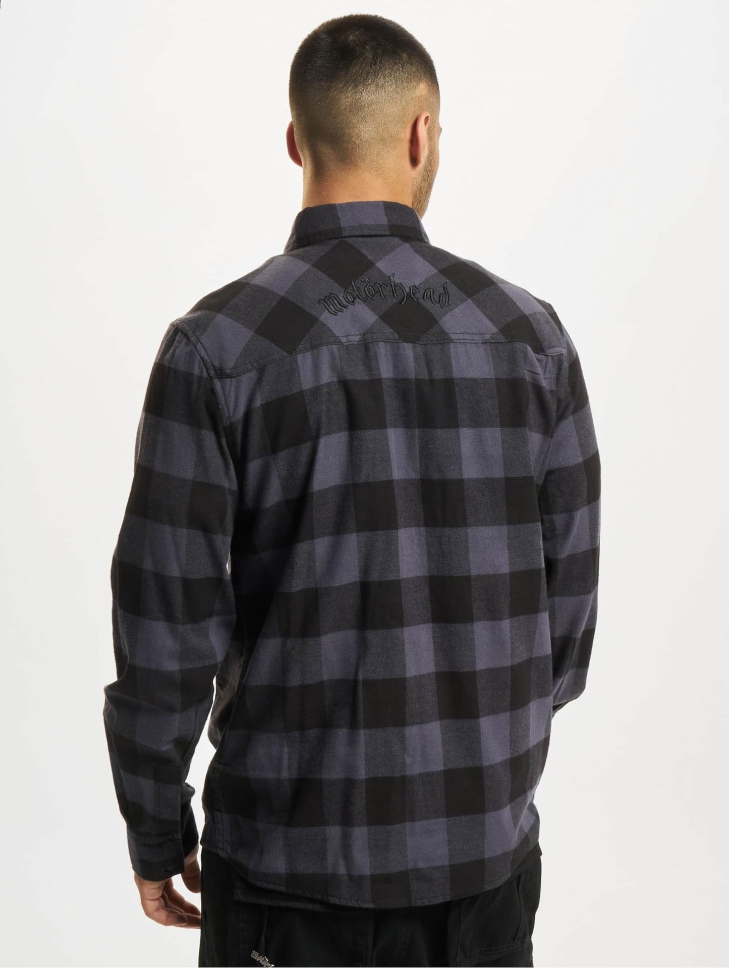 Brandit Motörhead Checkshirt Black-Gray