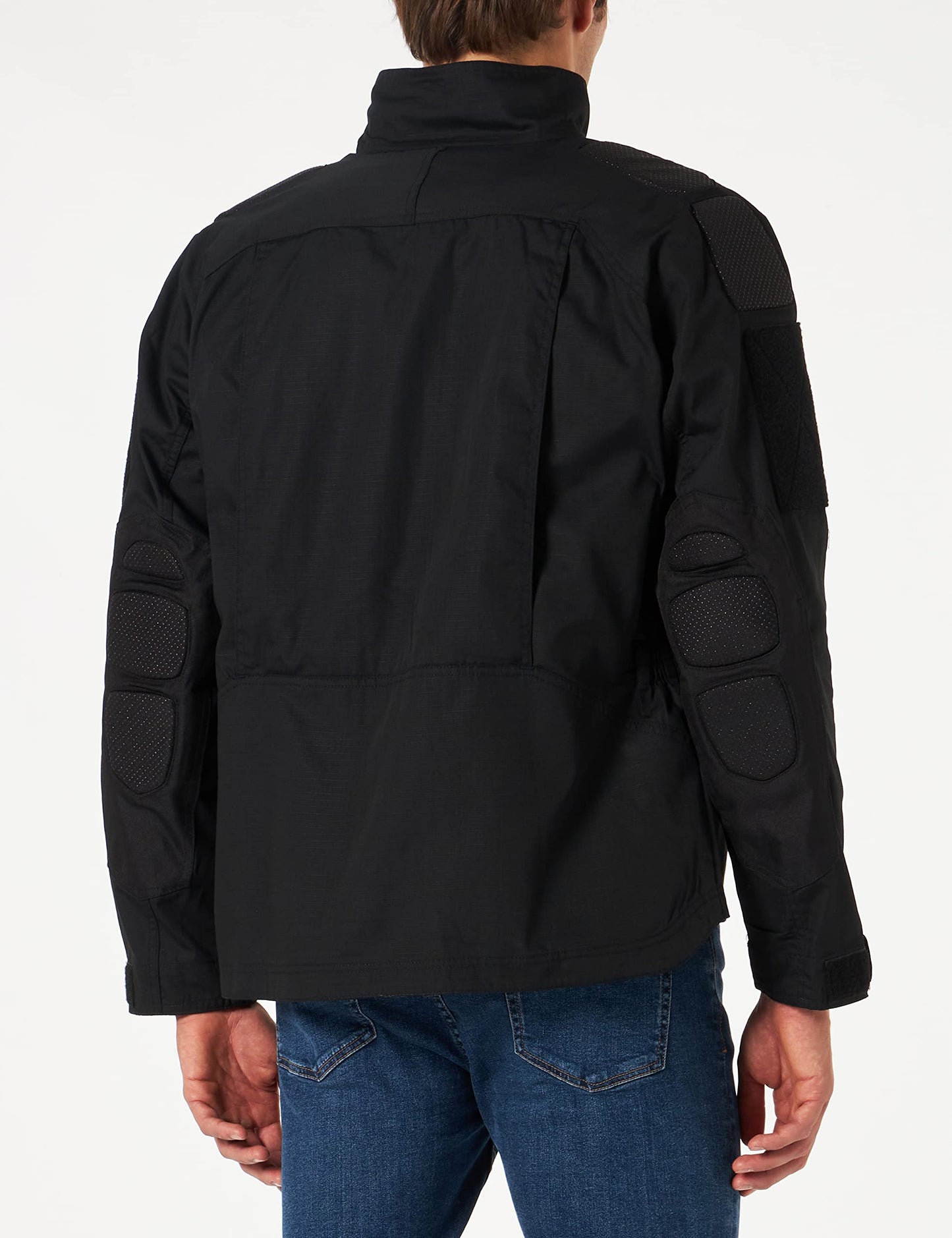 Mil-Tec Men’s Chimera Combat Jacket – Black Tactical Ripstop