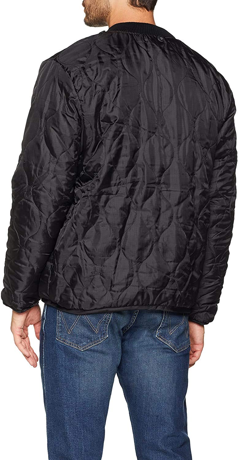 Brandit Men’s M-65 Giant Jacket Black – Vintage Military Field Coat 3XL