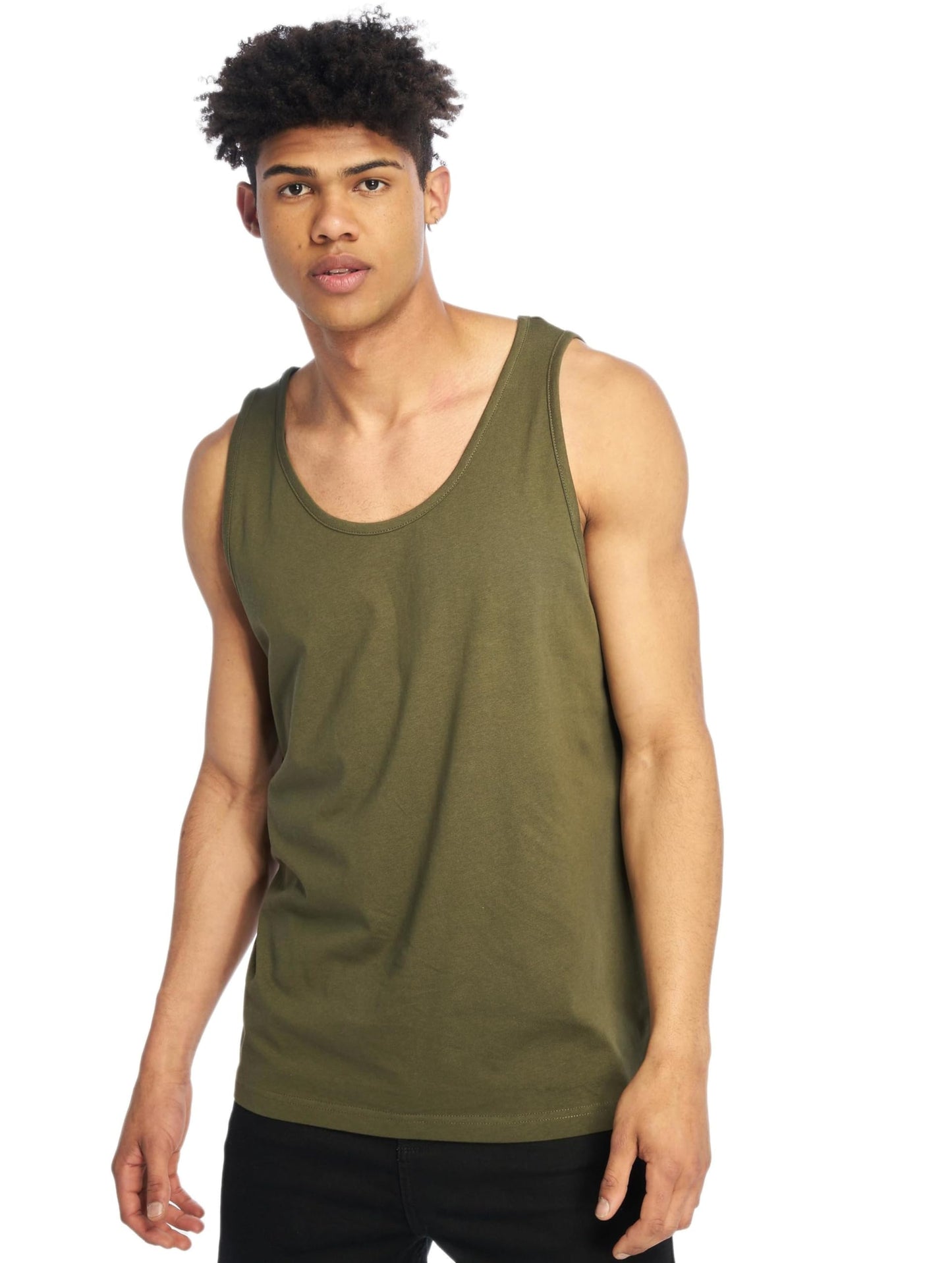 Brandit Men’s Olive Cotton Tank Top XL | Casual, Training & Outdoor Wear