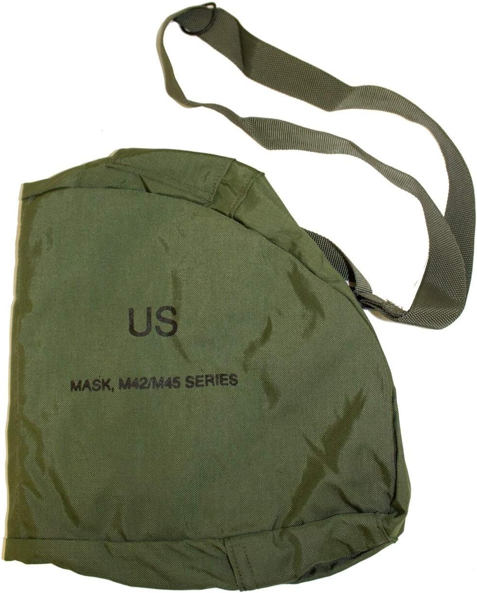 Original US Army Bag for Protective Mask M40 Green – Used