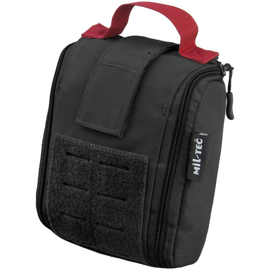 Mil-Tec First Aid Pack Black Tactical Medical Pouch One Size