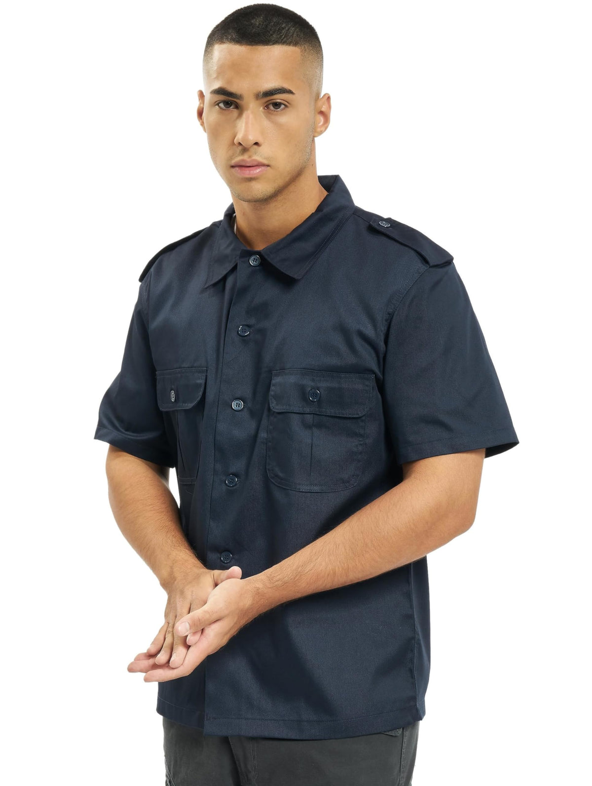 Brandit US Shirt Short Sleeve Navy
