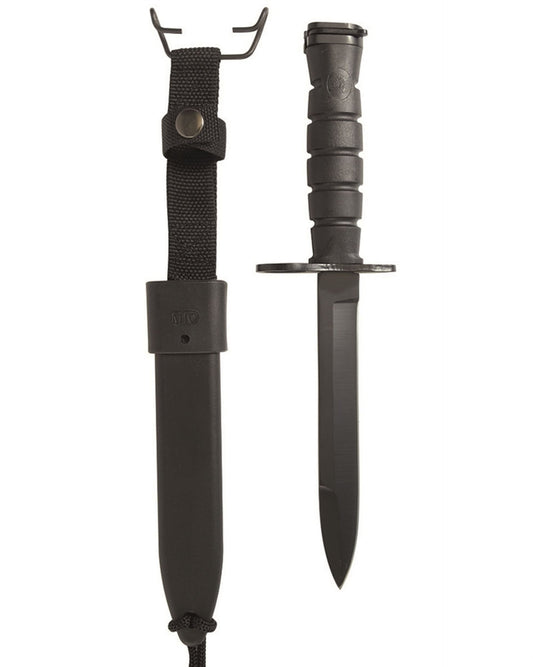 Mil-Tec Bayonet Black – Tactical Military Surplus Knife Replica
