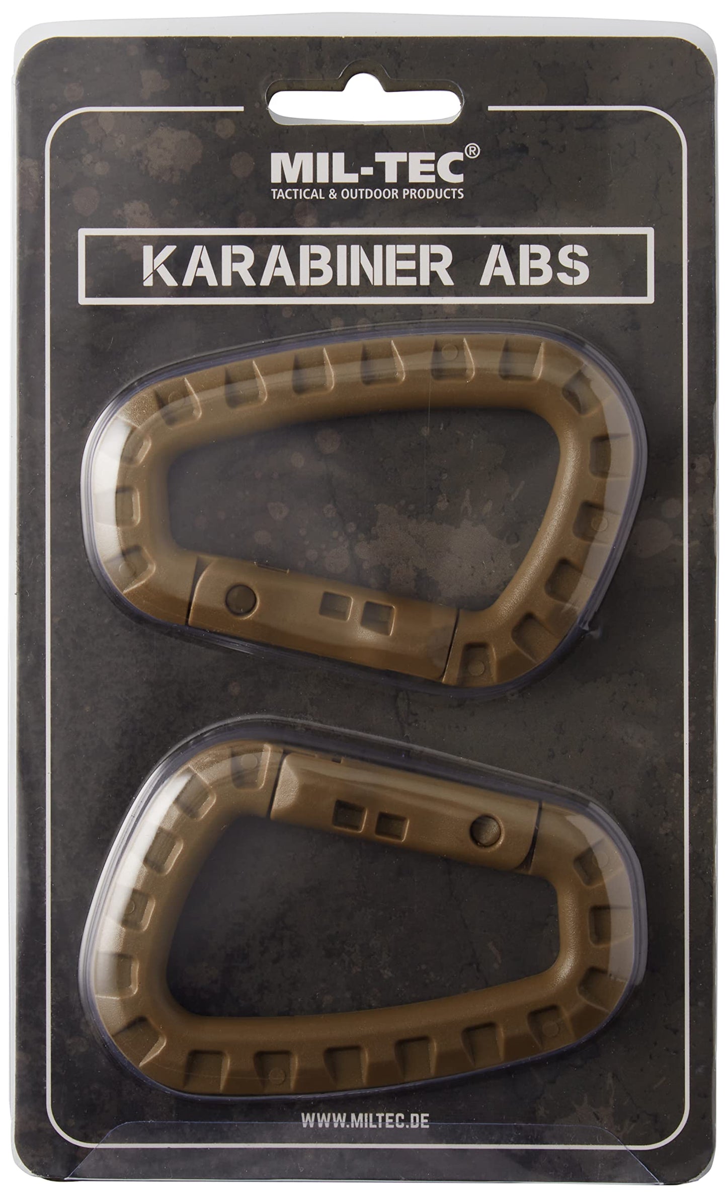 Mil-Tec Tactical ABS Carabiner Coyote