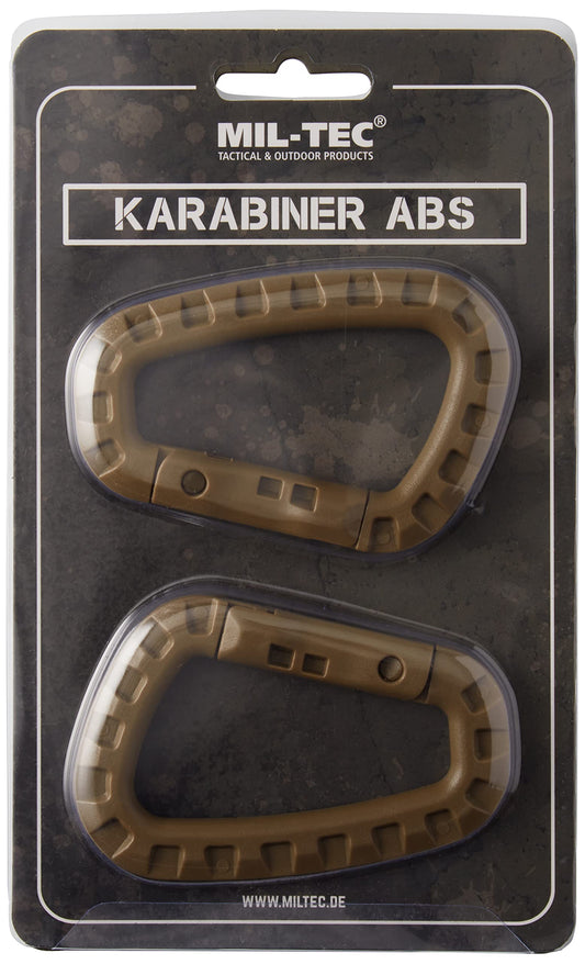 Mil-Tec Tactical ABS Carabiner Coyote
