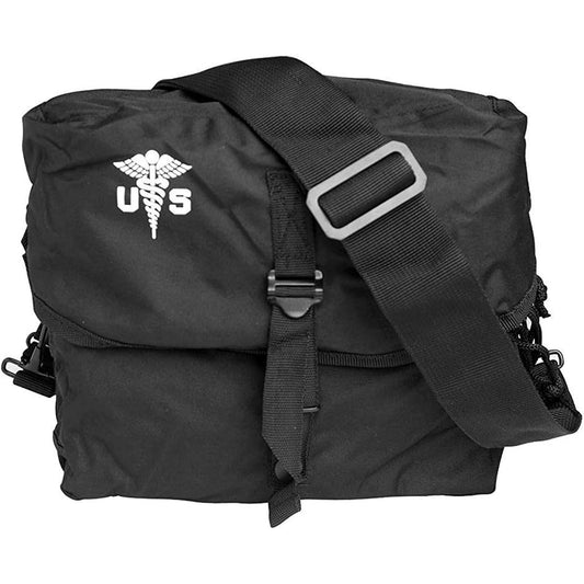 Mil-Tec Unisex Medical Kit Bag - Functional Rugged Tactical Outdoor Camping Hiking Handbag with Strap System & Medical Badge
