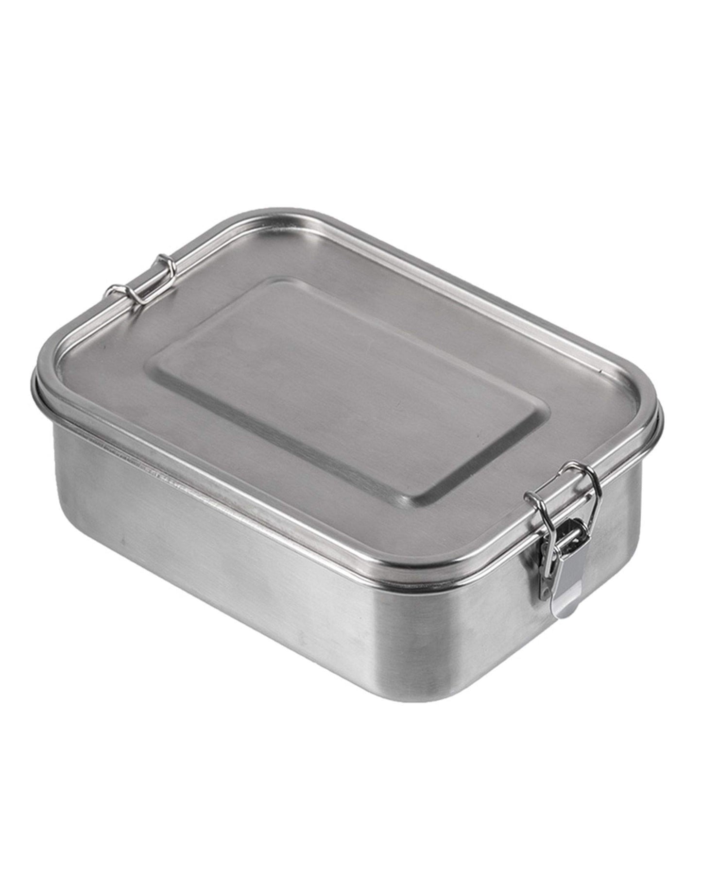 Mil-Tec Stainless Steel Lunchbox 18cm – Durable Outdoor Mess Tin