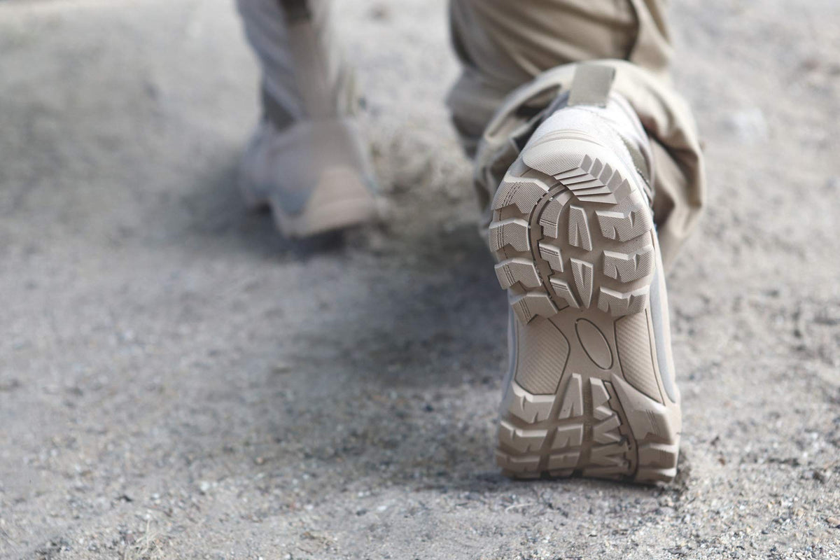 Brandit Defense Combat Boots – Camel, Military Tactical Footwear
