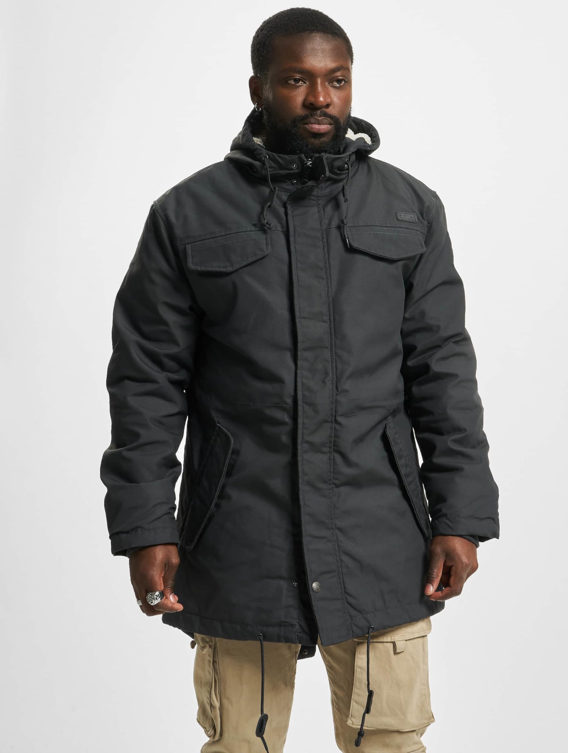 Brandit Marsh Lake Parka – Men’s Winter Jacket Anthracite 3XL