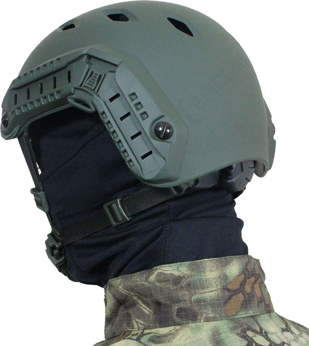 Mil-Tec US Paratrooper Helmet with Rail (Olive)