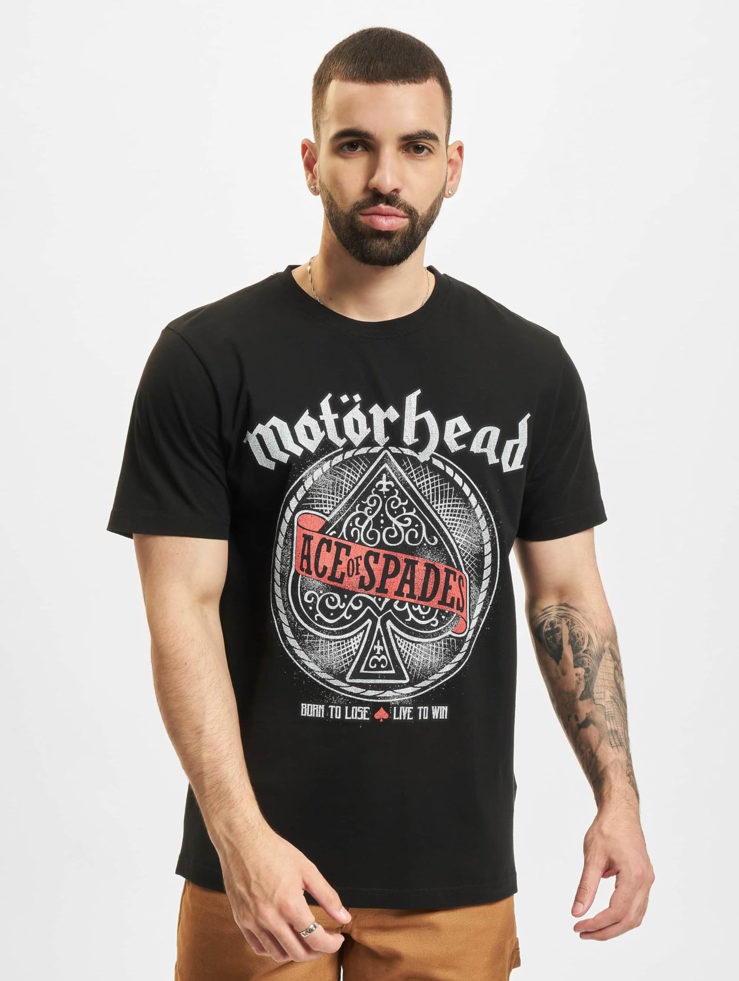 Brandit Motörhead T-Shirt Ace of Spade Black – Official Cotton Band Tee