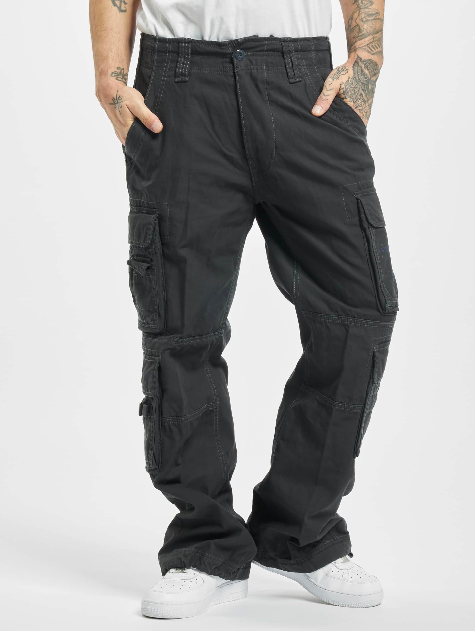 Brandit Pure Vintage Pants 1003 Anthracite 3XL – Men’s Cargo Trousers