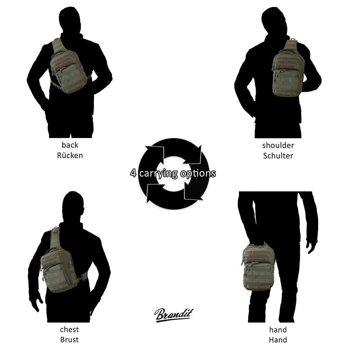 Brandit US Cooper Sling Pack Medium