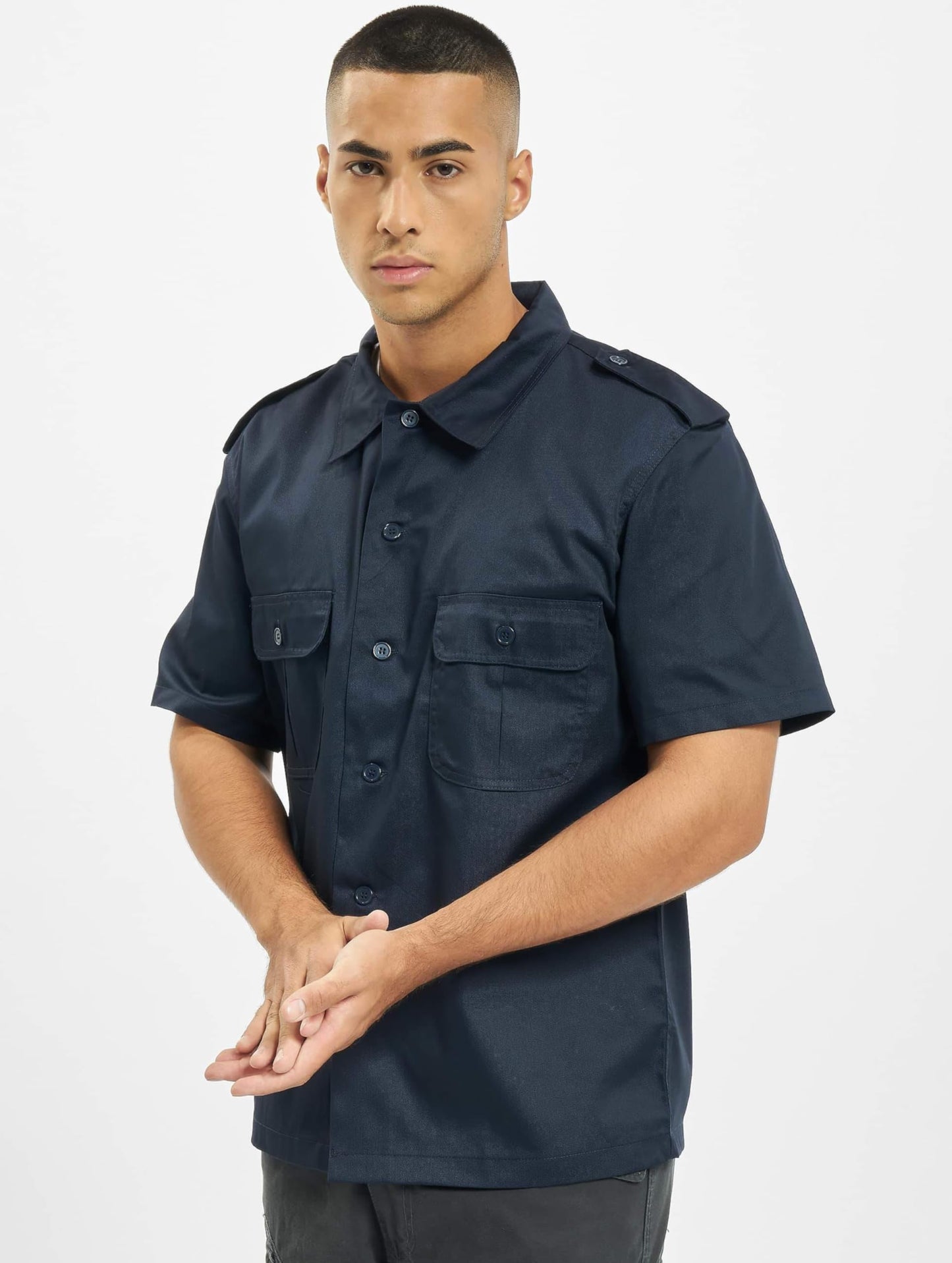 Brandit Men's Shirt 1/2 Navy Size 6XL