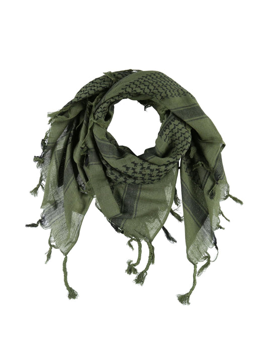 Brandit Shemag Scarf Olive/Black – Tactical Cotton Desert Keffiyeh Wrap