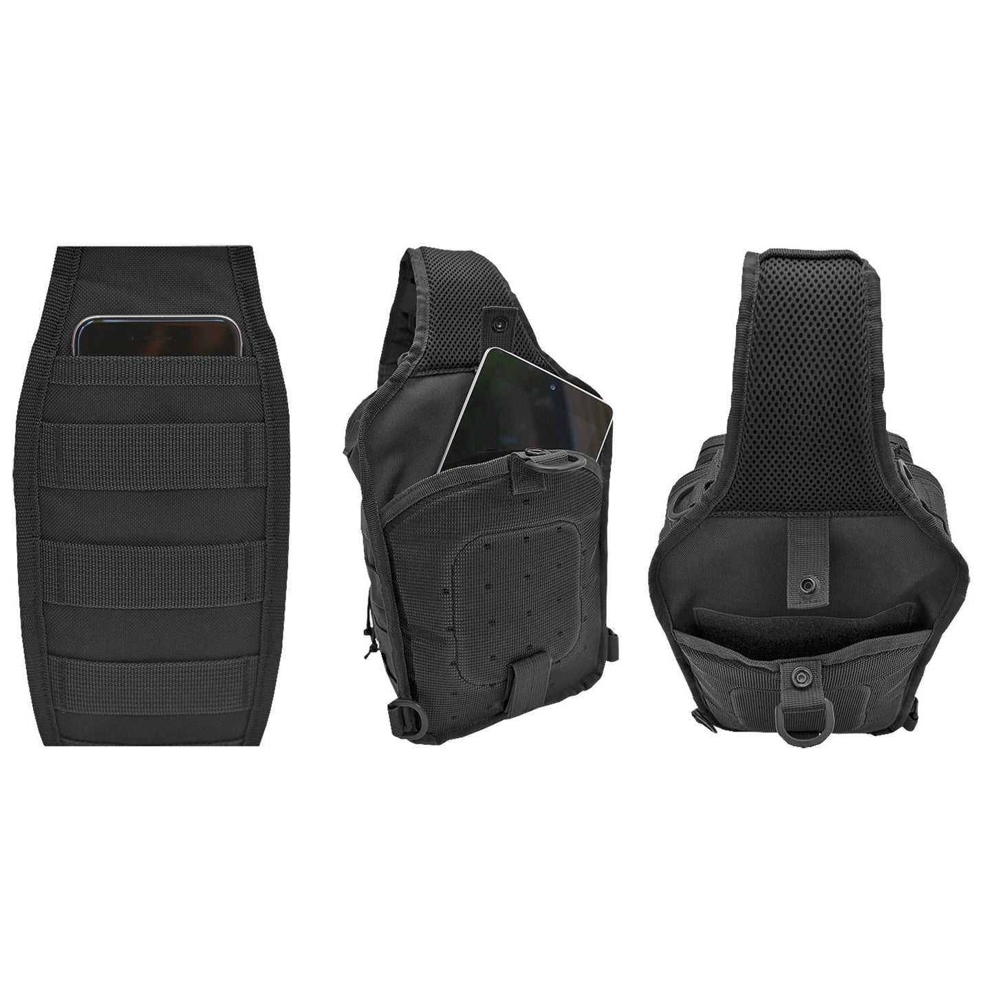 Brandit Utility Bag – Multicoloured, Size M, Durable Everyday Shoulder Pack