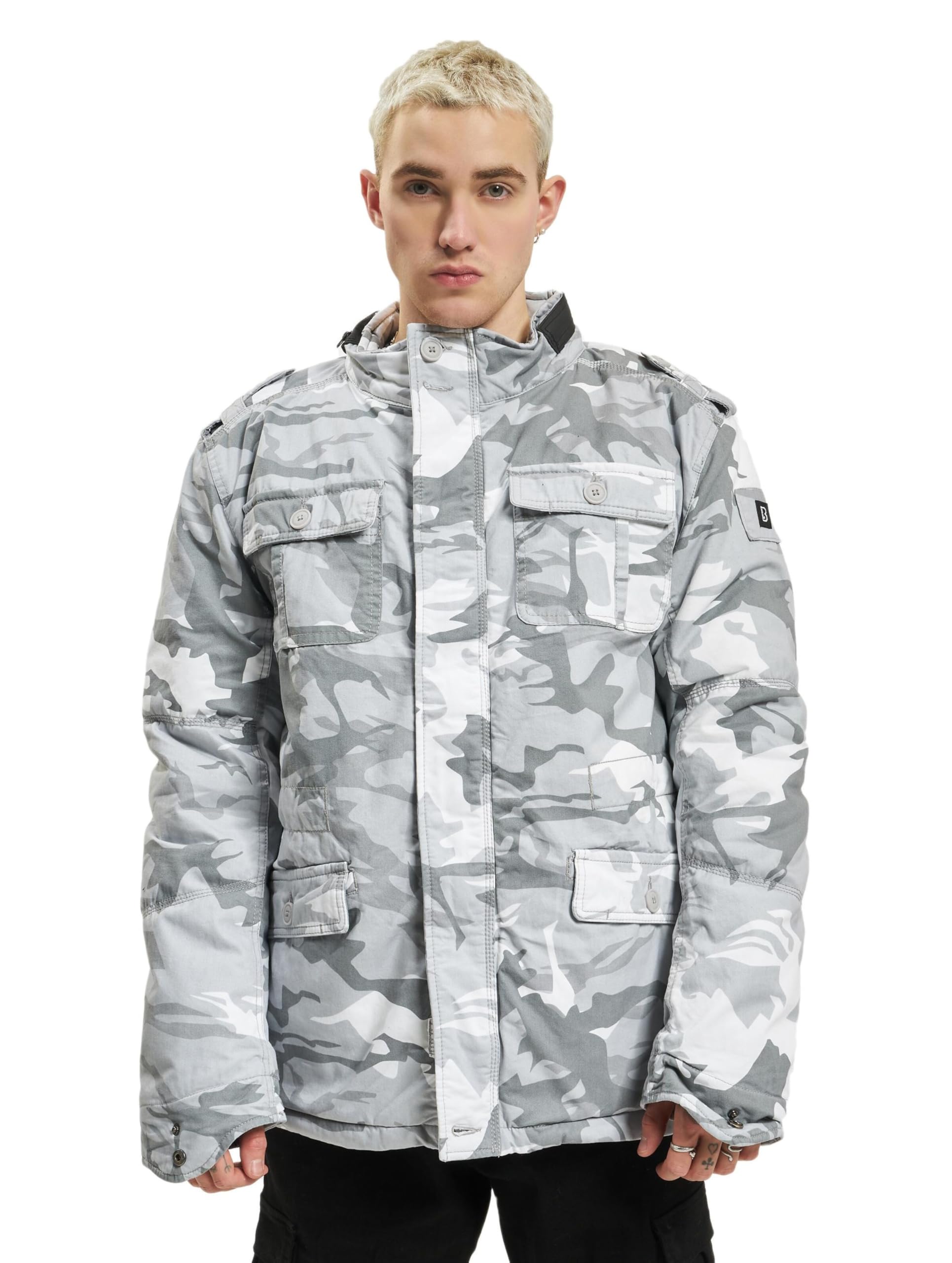 Brandit Britannia Winter Jacket Blizzard Camo S – Men’s Vintage Coat