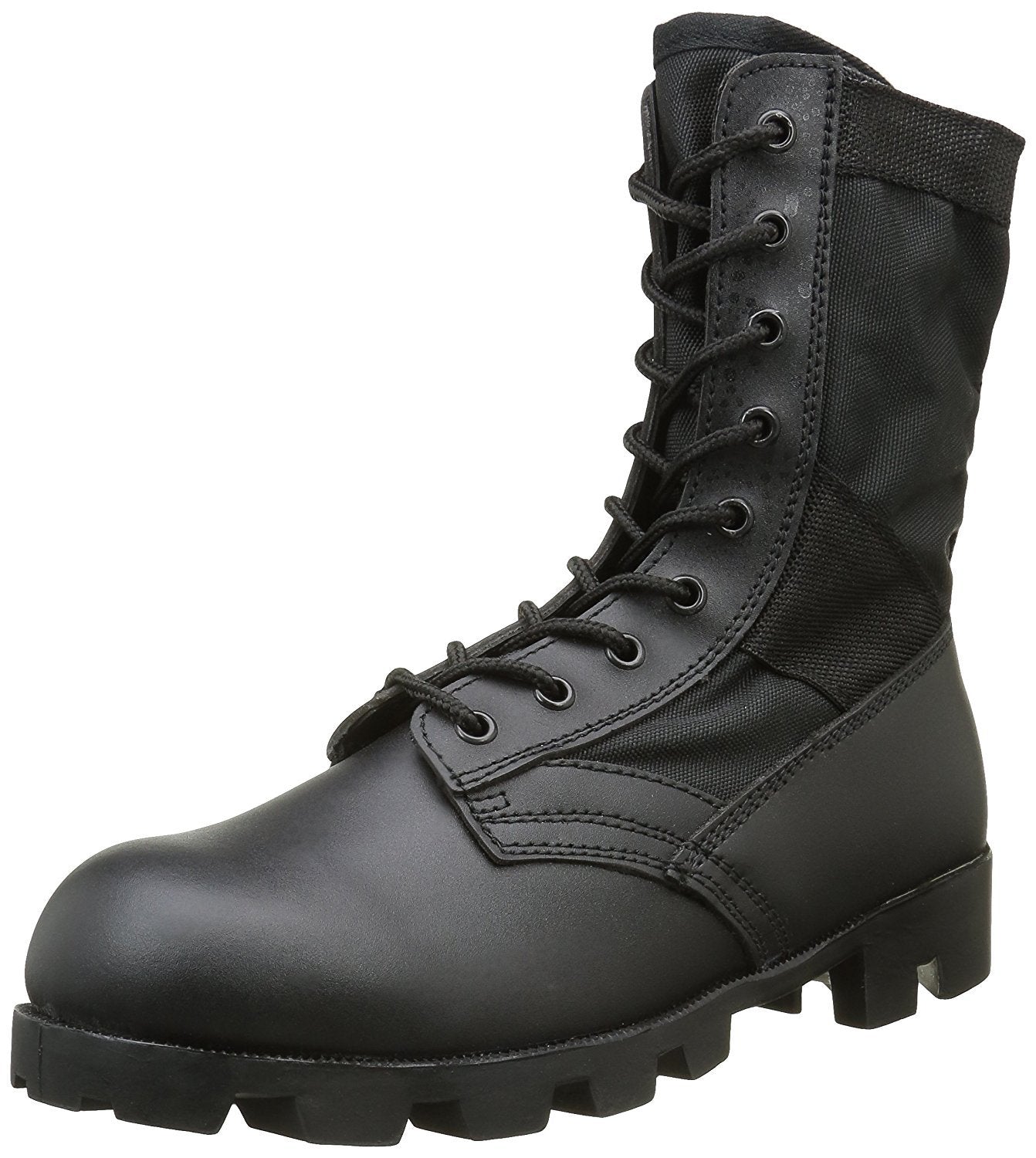 Mil-Tec US Jungle Combat Boots Black Vietnam Tactical Style Size 7