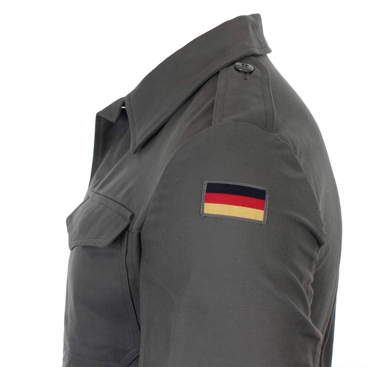 Mil-Tec Men’s German Old Style Moleskin Field Jacket – Olive GR5
