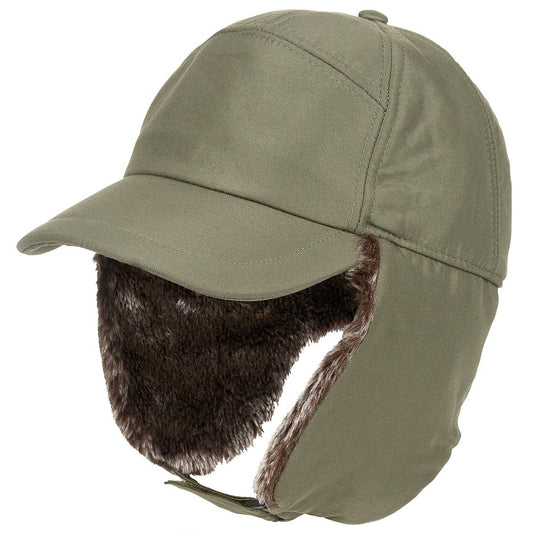 Fox Outdoor Unisex Cap with Earmuffs – Olive Fleece One Size